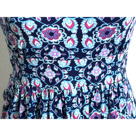 Paulnkc Women’s Blue & Cream Strappy Dress Size (S) - Picture 6 of 16